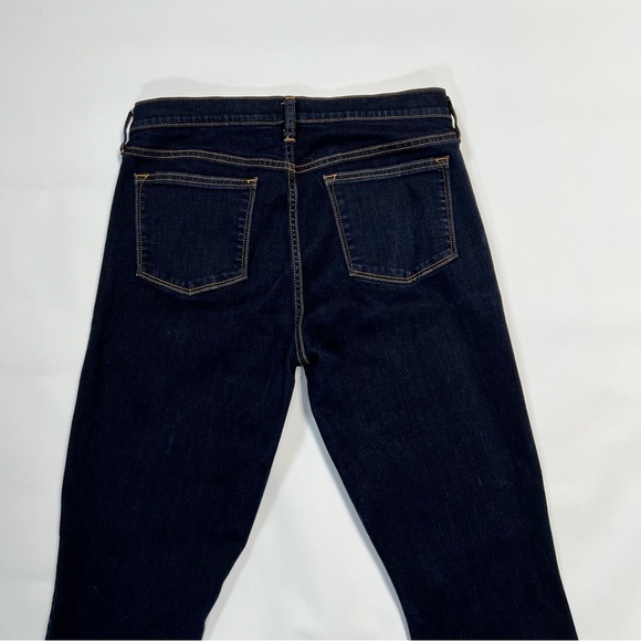 J.Crew Factory Dark Wash Skinny Jeans Stretch High Rise Size 31 - Picture 6 of 6